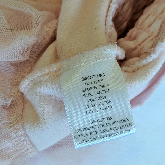 Kate Mack ballet pink velour zip-up hoodie with bows & tulle 24 months - Picture 10 of 10
